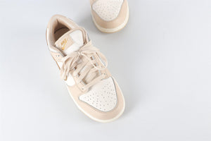 NIKE BEIGE DUNK GOLD SWOOSH SNEAKERS EU 39 UK 5.5 US 8