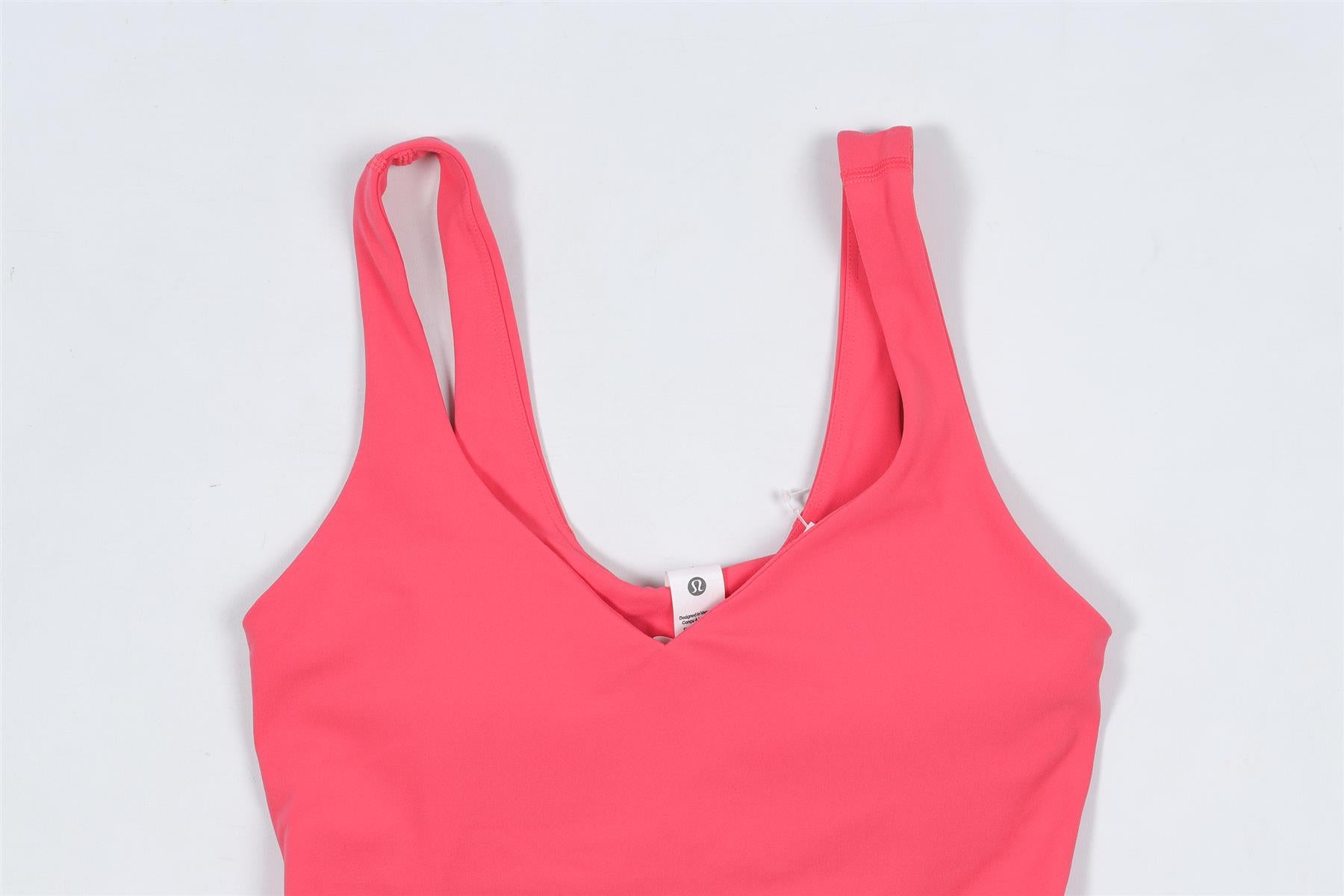 LULULEMON PINK SPORTS BRA US 4 UK 8