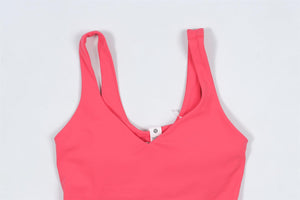 LULULEMON PINK SPORTS BRA US 4 UK 8