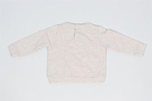 CHLOÉ BEIGE KIDS GIRLS COTTON SWEATSHIRT 2 YEARS