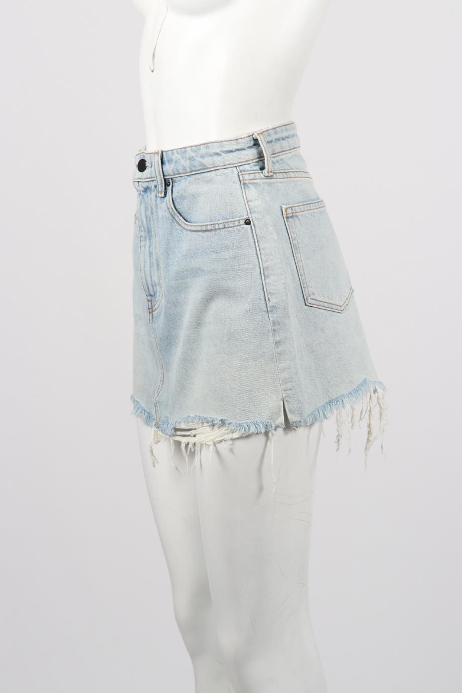 ALEXANDER WANG DENIM MINI SKIRT SMALL