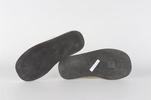 THE ROW WHITE GINZA LEATHER FLIP FLOPS EU 38.5 UK 5.5 US 8.5