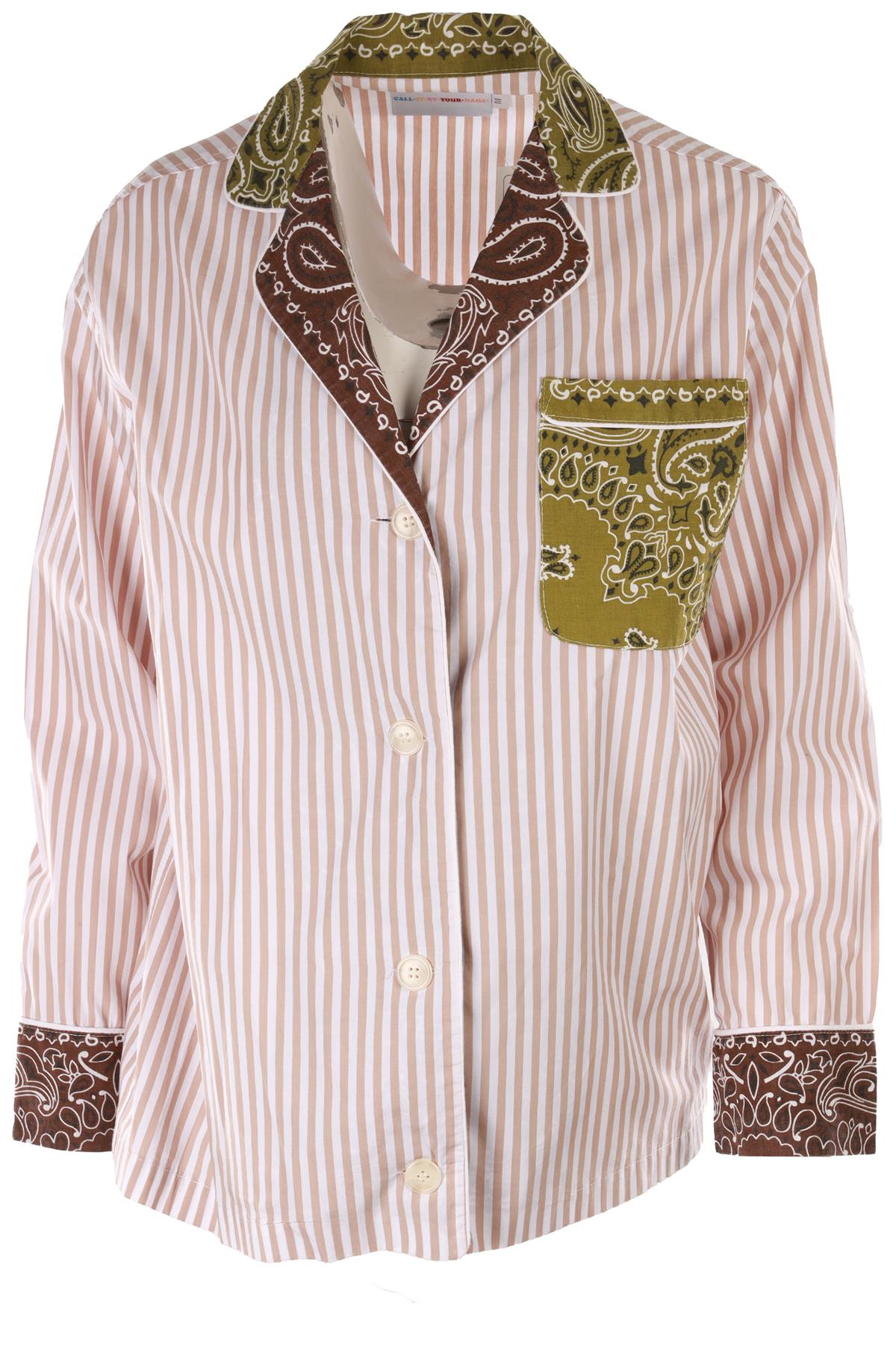 CALL IT BY YOUR NAME BEIGE COTTON SHIRT MEDIUM