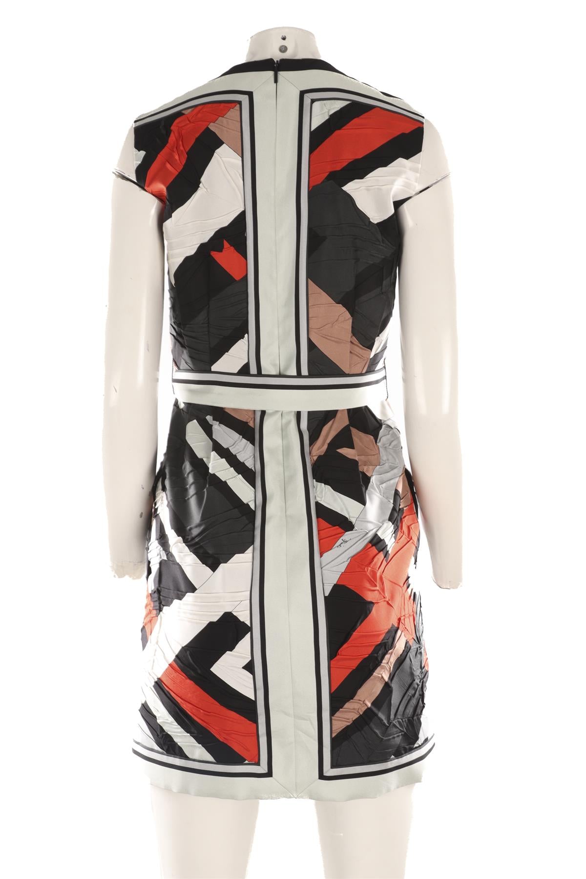 EMILIO PUCCI MULTI SILK MINI DRESS IT 38 UK 6