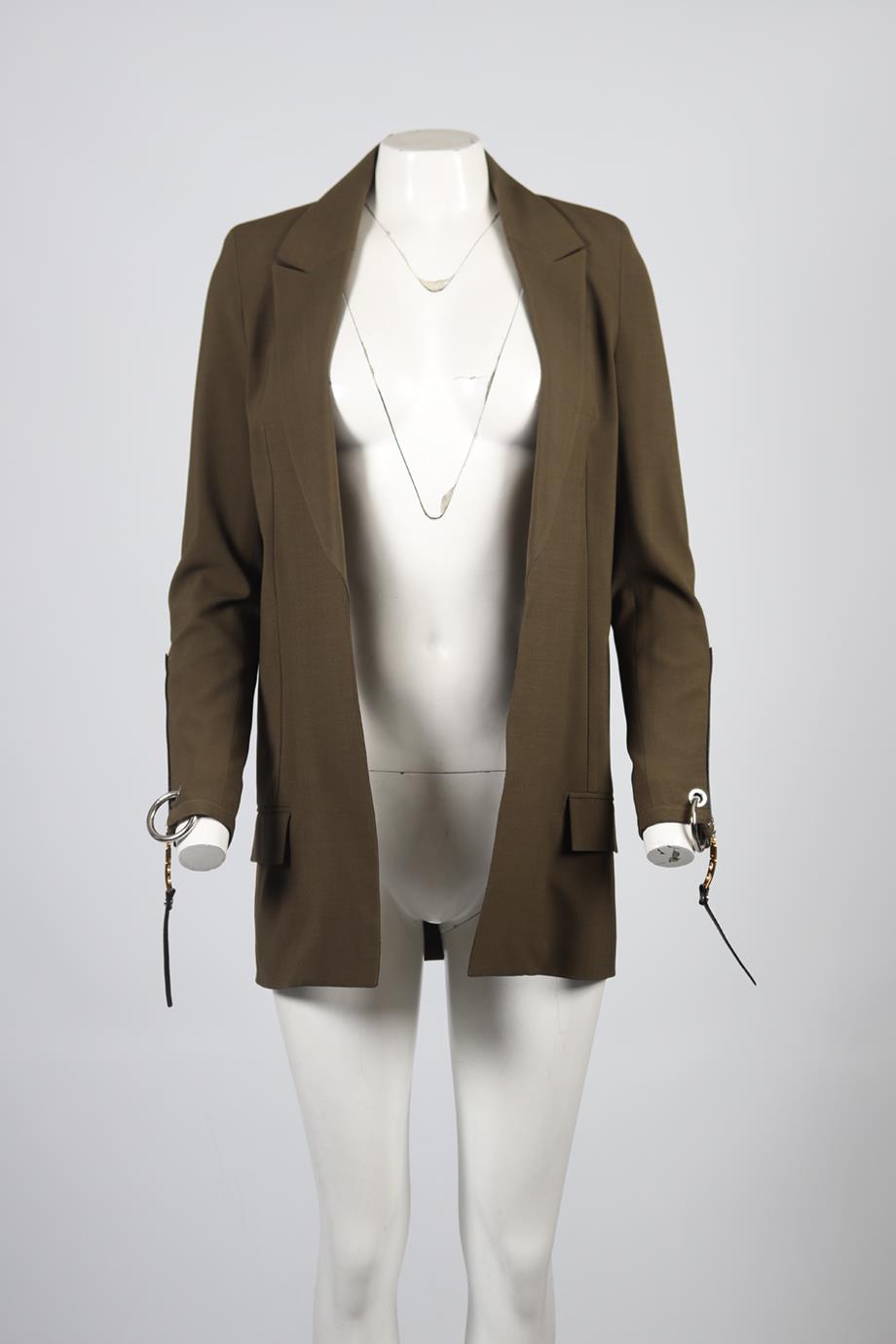 ANTHONY VACARELLO WOOL BLEND BLAZER FR 36 UK 8