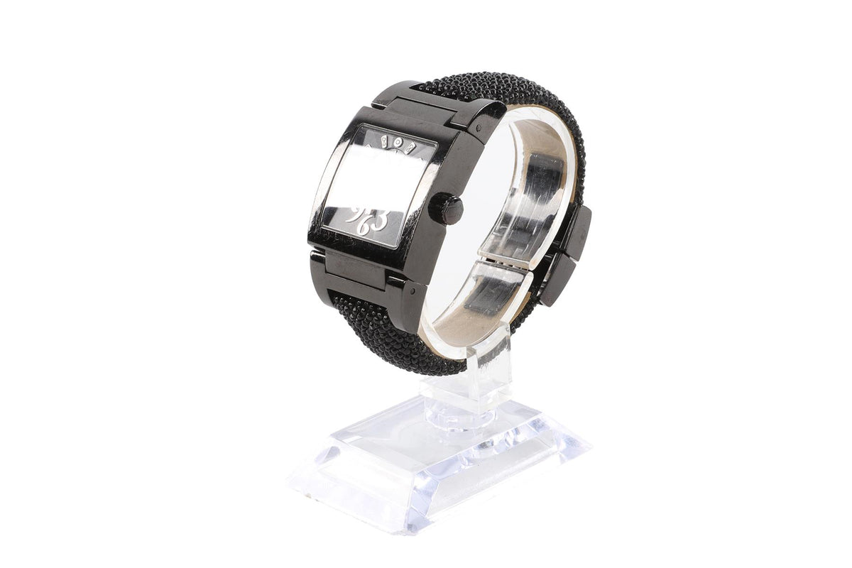 DE GRISOGONO BLACK INSTRUMENTINO WRIST WATCH