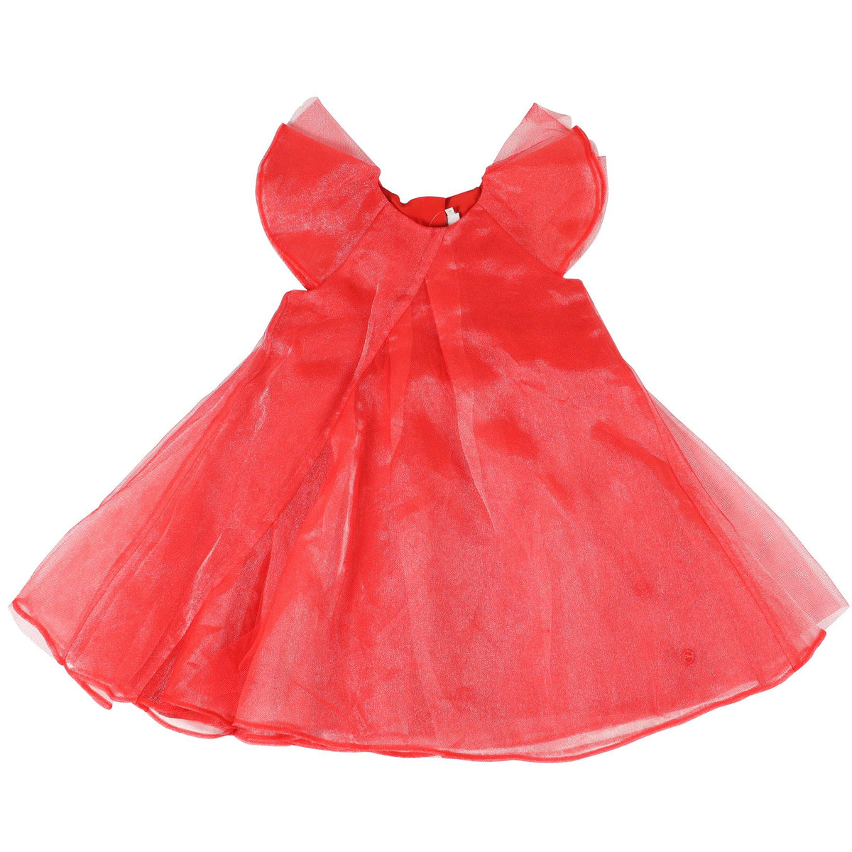 CHRISTIAN DIOR RED KIDS TULLE DRESS 4 YEARS