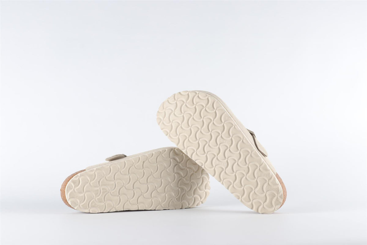 BIRKENSTOCK ECRU SUEDE MULES EU 38 UK 5 US 8