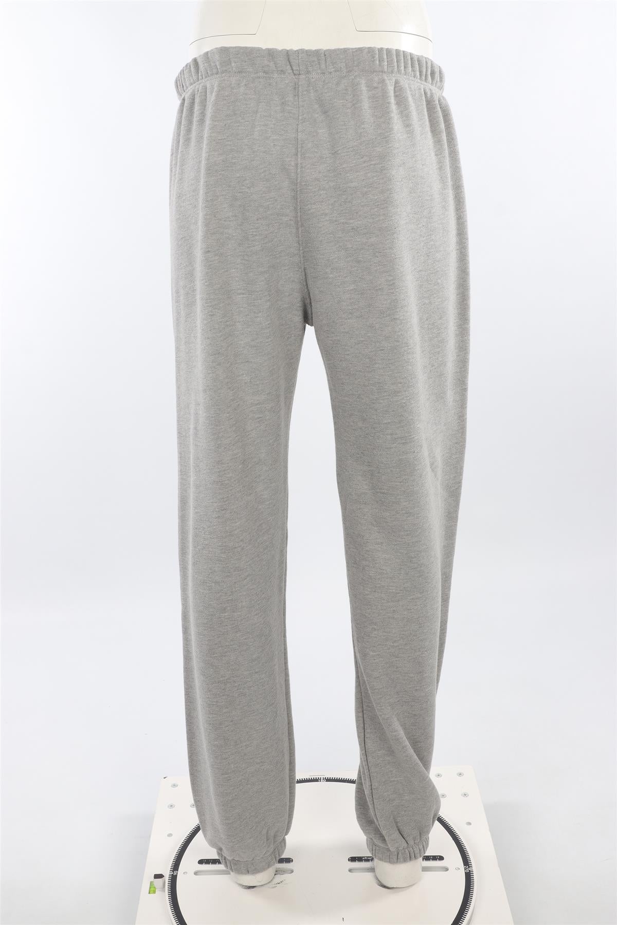 ETERNE GREY COTTON TRACK PANTS LARGE