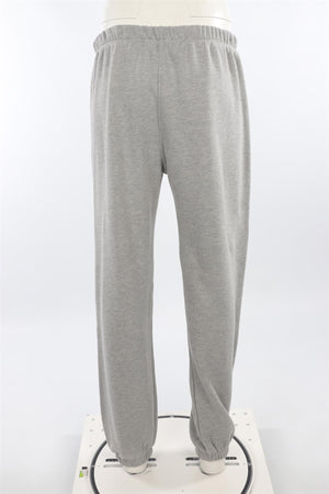 ETERNE GREY COTTON TRACK PANTS LARGE