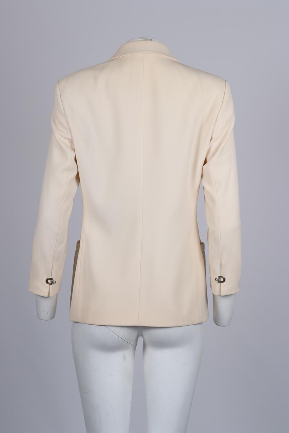 GIANNI VERSACE VINTAGE CREPE BLAZER IT 44 UK 12