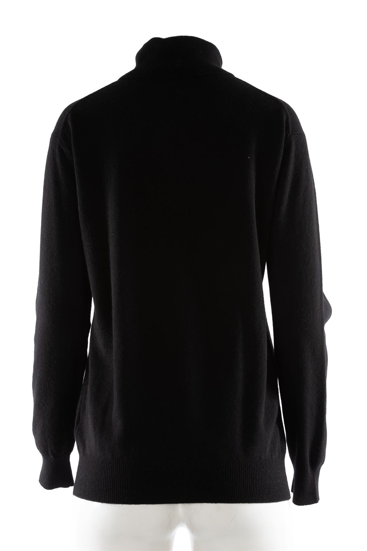 M&S X BELLA FREUD BLACK CASHMERE SWEATER SMALL