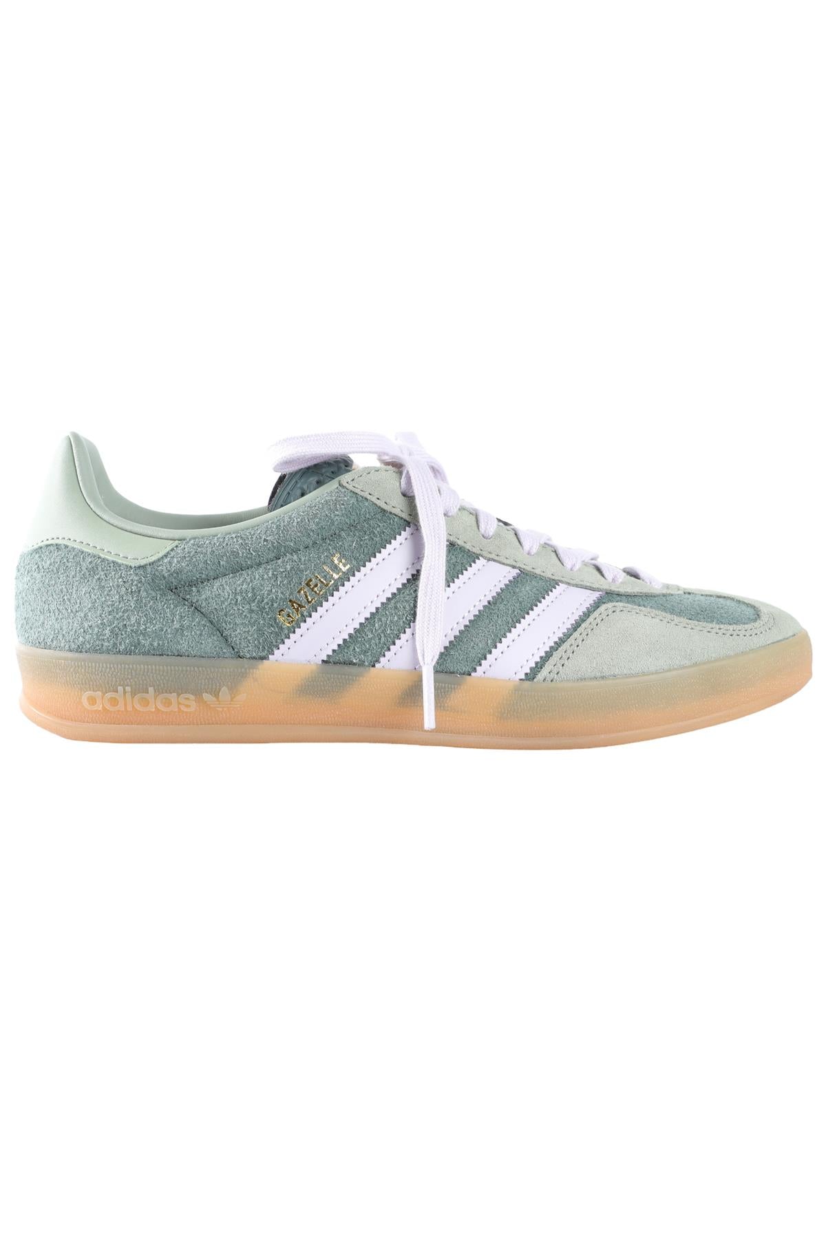 ADIDAS GREEN MEN'S GAZELLE MINERAL GREEN SILVER SNEAKERS EU 42 UK 8 US 8.5