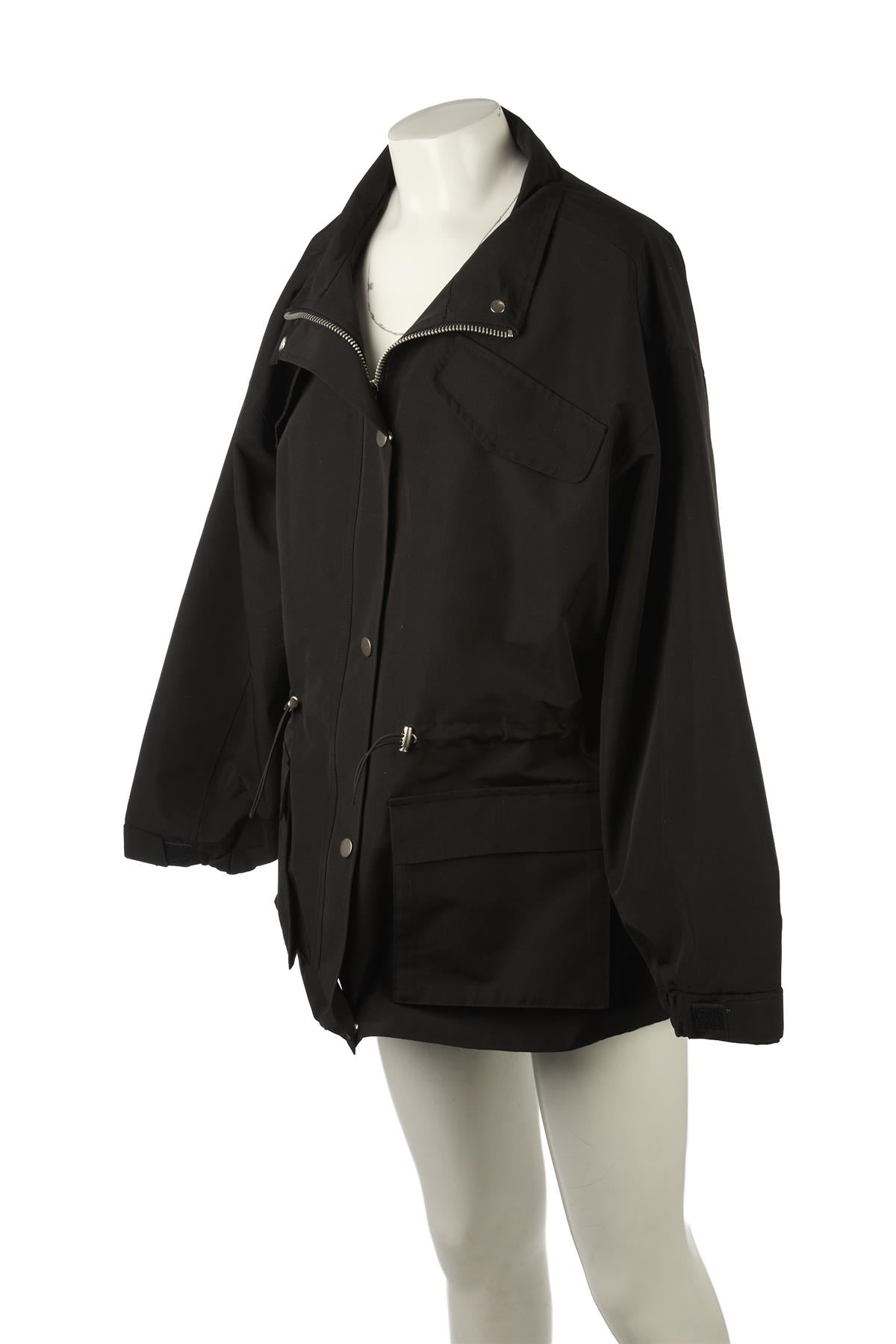 MEOTINE BLACK TRACEY COTTON JACKET XSMALL