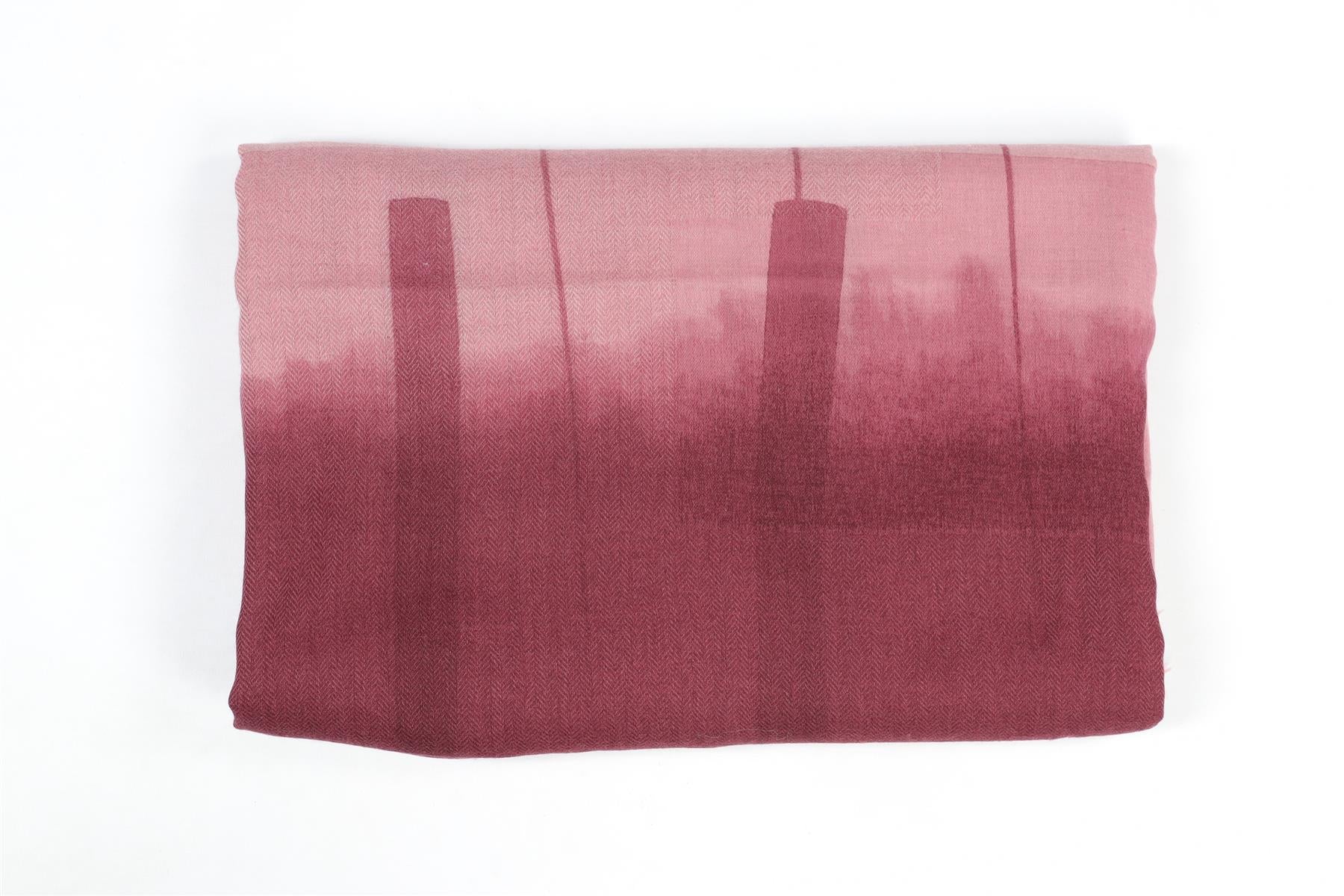 HERMÈS PINK CASHMERE SCARF ONE SIZE