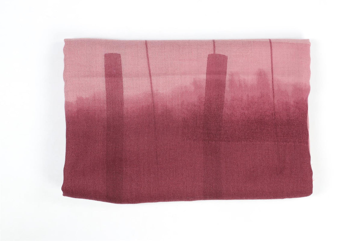 HERMÈS PINK CASHMERE SCARF ONE SIZE