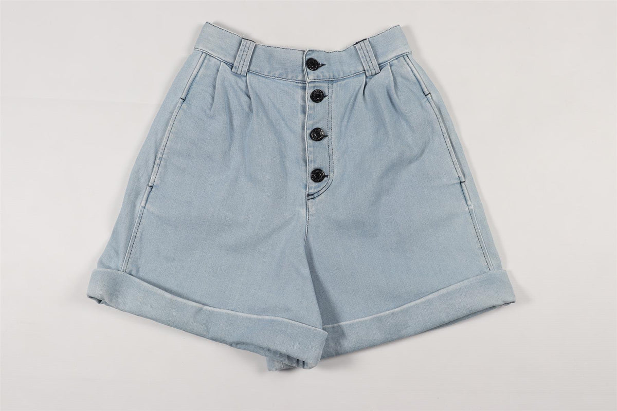 SEE BY CHLOÉ BLUE DENIM SHORTS FR 34 UK 6
