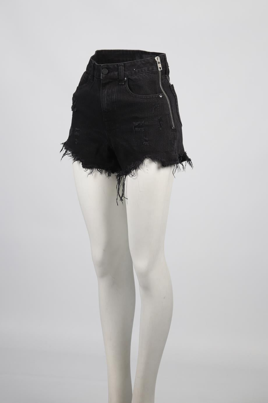 ALEXANDER WANG HIGH RISE DENIM SHORTS W25 UK 6-8