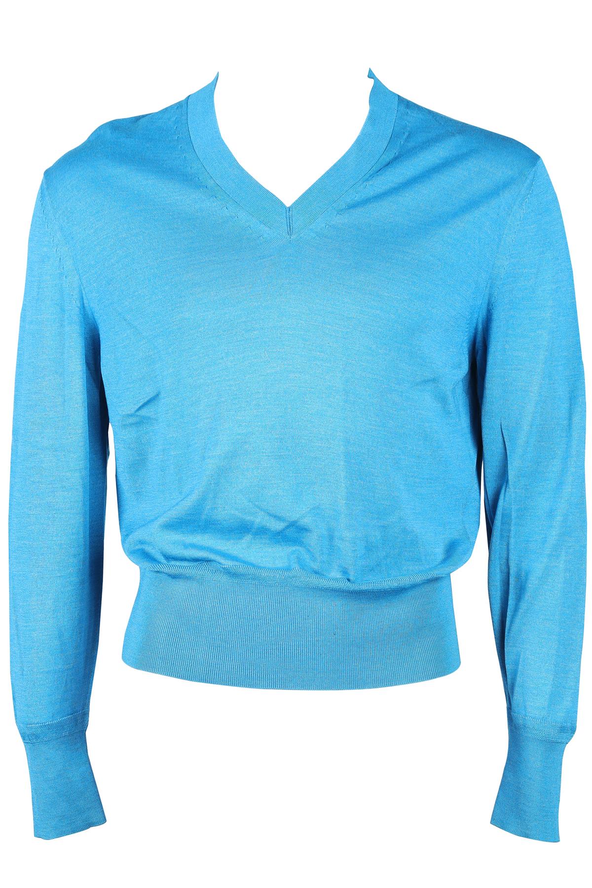 TOM FORD BLUE MEN'S WOOL SWEATER UK/US CHEST 40