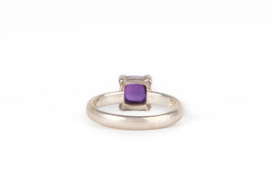 TIFFANY & CO + PALOMA PICASSO PURPLE SUGAR STACKS STERLING SILVER RING UK P