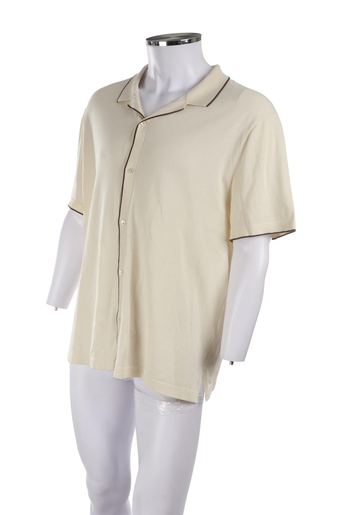 JAMES PERSE CREAM COTTON TOP LARGE