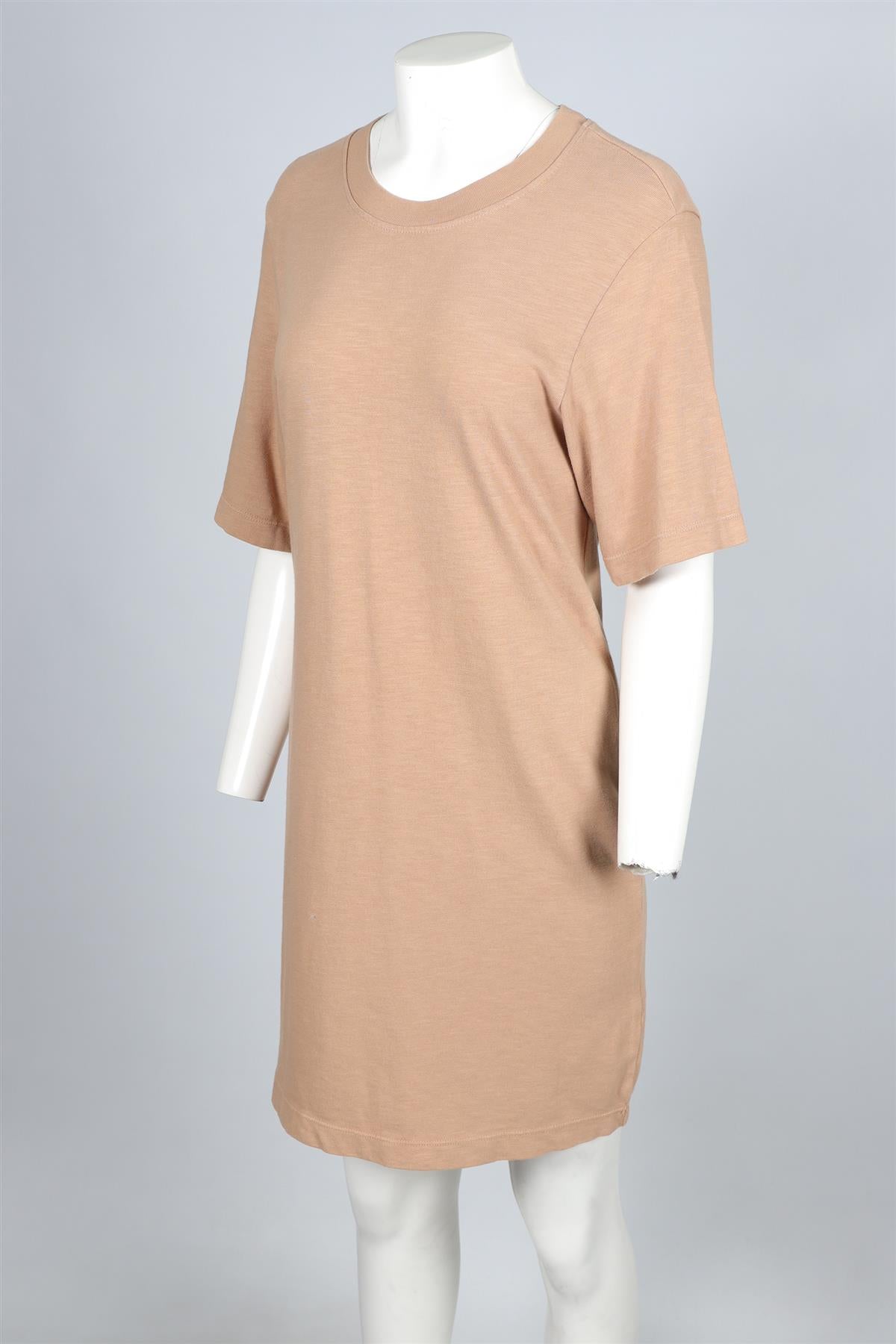 COTTON CITIZEN BROWN COTTON MINI DRESS MEDIUM