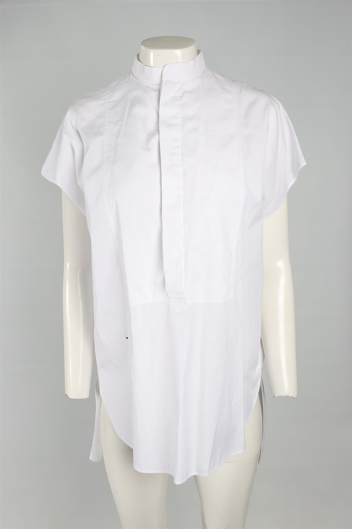 CHRISTIAN DIOR WHITE COTTON TUNIC FR 38 UK 10