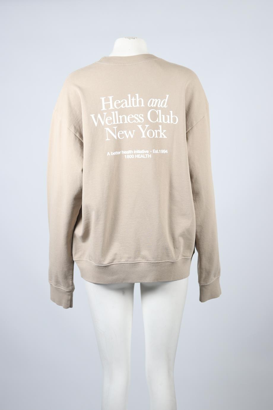 SPORTY & RICH COTTON SWEATSHIRT MEDIUM