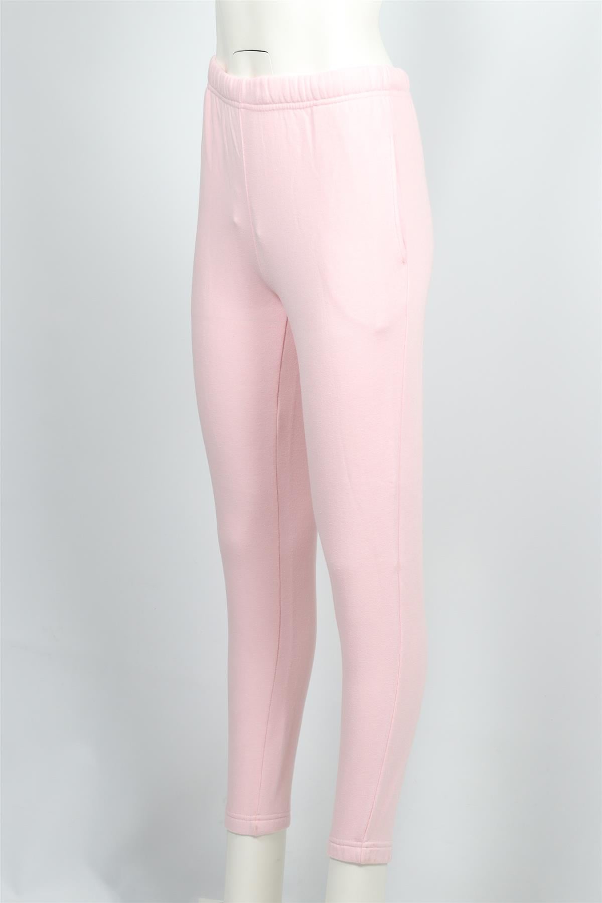 C BONZ PINK COTTON TRACK PANTS SMALL