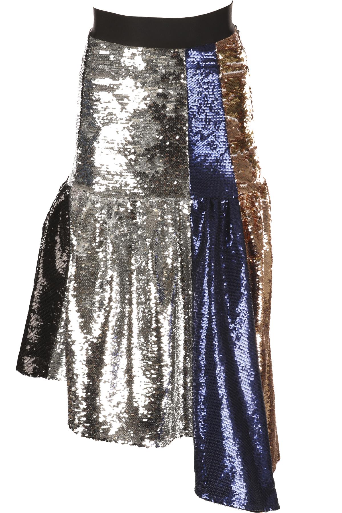 FYODOR GOLAN MULTI SEQUIN MIDI SKIRT UK 8