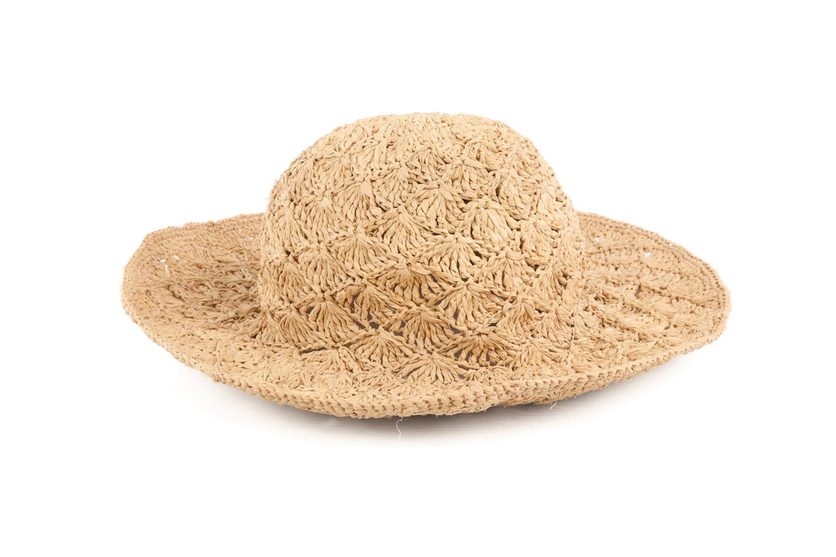 ISABEL MARANT BEIGE RAFFIA HAT