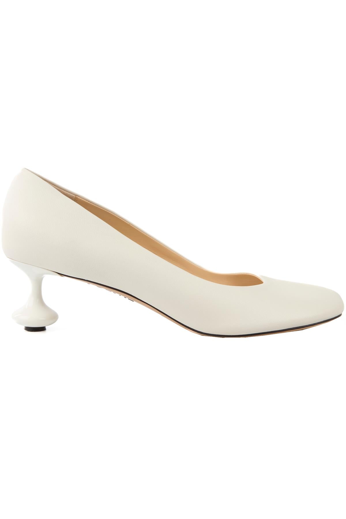 LOEWE WHITE TOY LEATHER PUMPS EU 40 UK 7 US 10