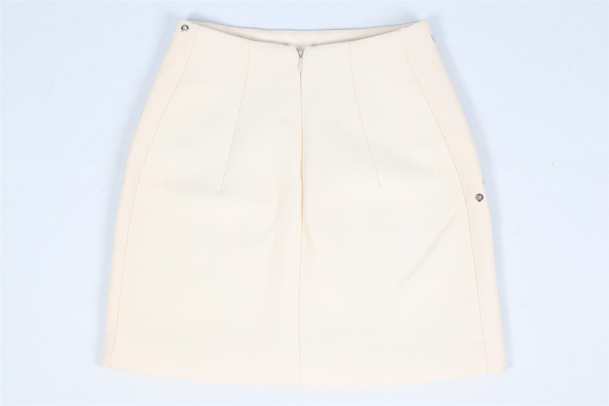 MUGLER WOOL BLEND MINI SKIRT FR 36 UK 8