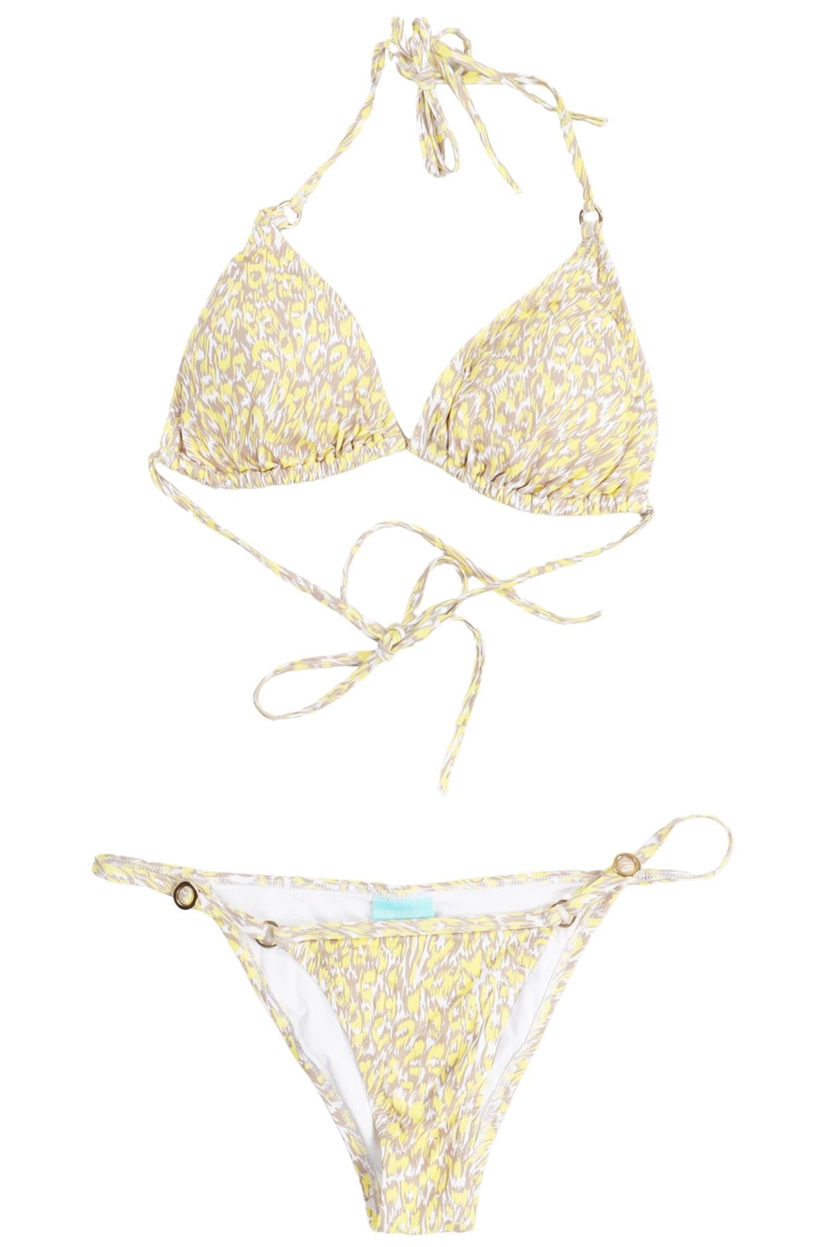 MELISSA ODABASH YELLOW BIKINI UK 10-16