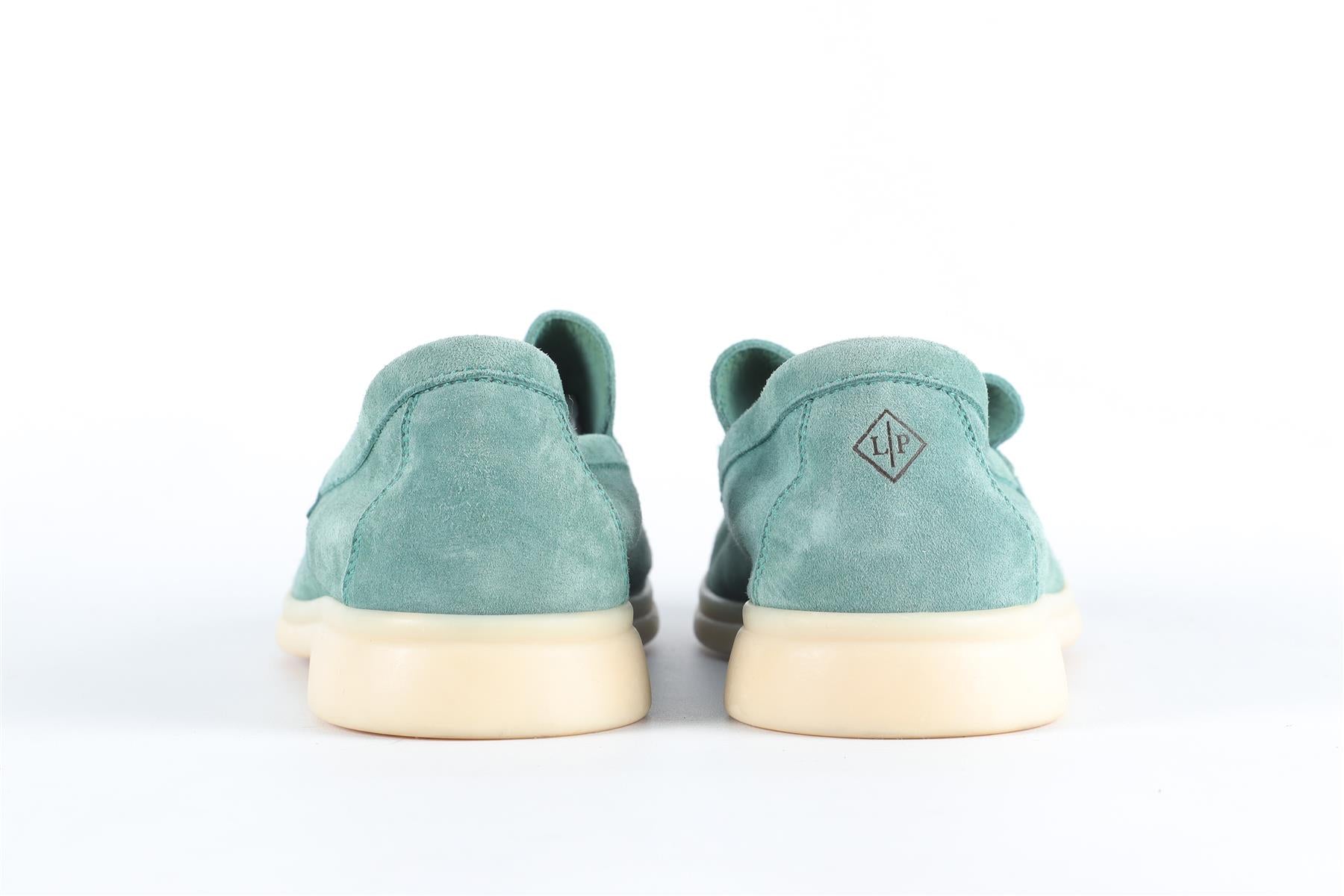 LORO PIANA GREEN KIDS BOYS SUMMER WALK LOAFERS EU 33 UK 1 US 2