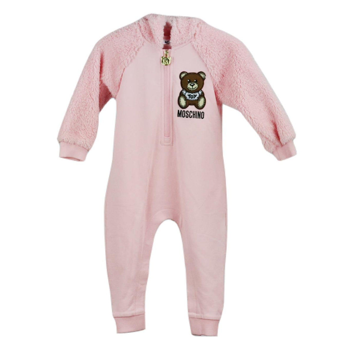 MOSCHINO BABY GIRLS TEDDY COTTON PRAMSUIT 9-12 MONTHS