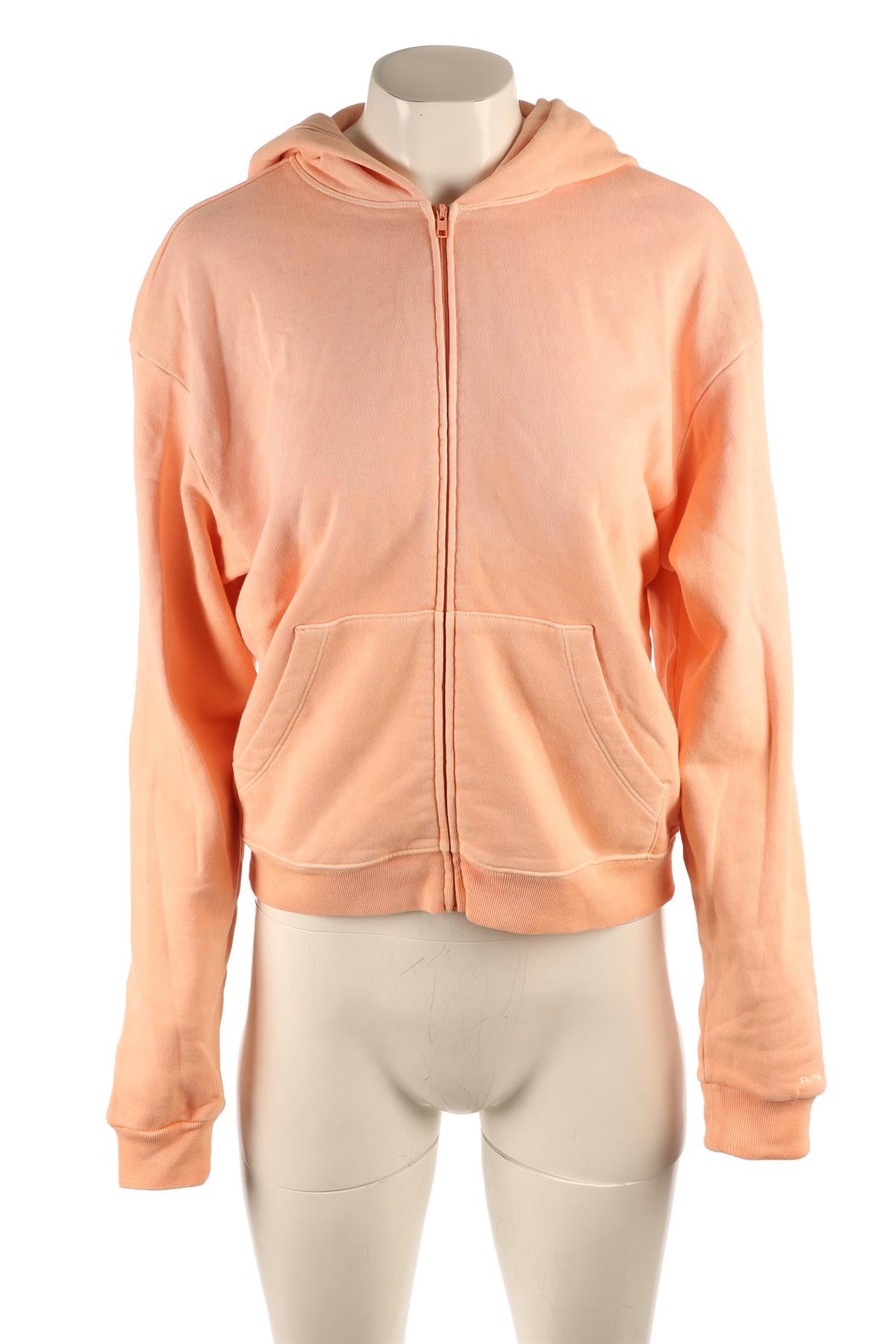 ORANGE COTTON HOODIE