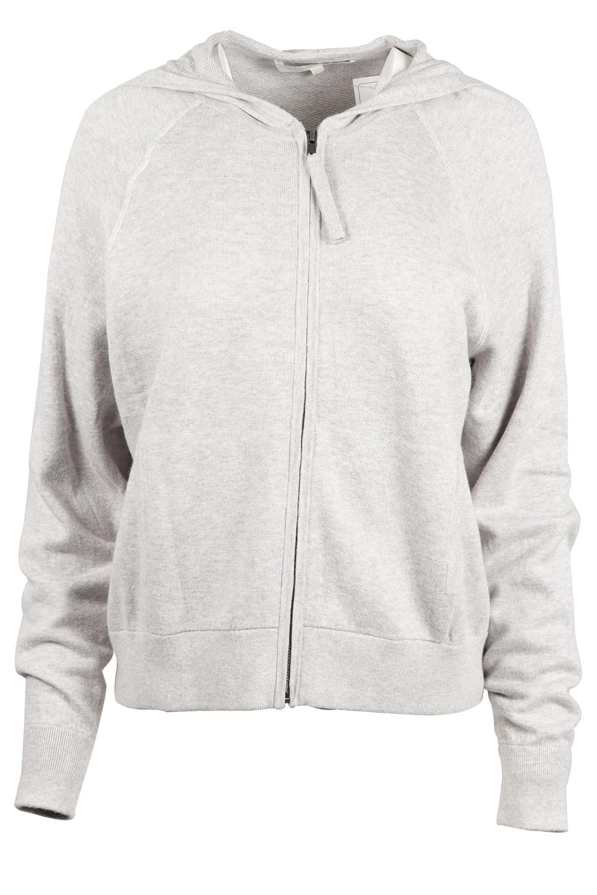 NAKED CASHMERE GREY COTTON BLEND HOODIE SMALL