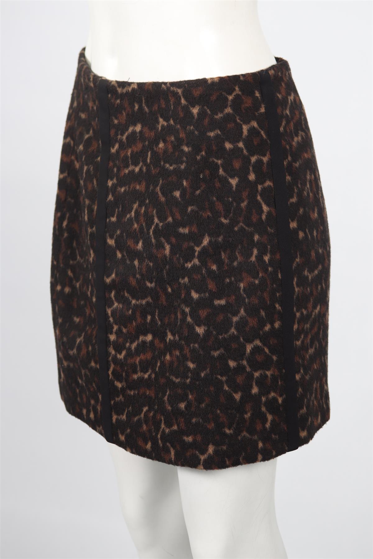 SANDRO WOOL SKIRT UK 6 FR 34
