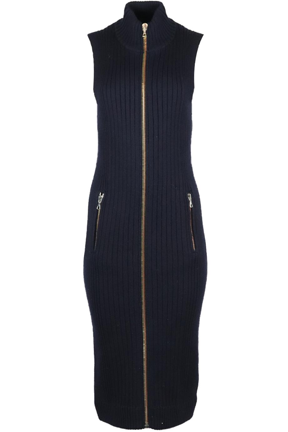 ACNE STUDIOS RIBBED WOOL MIDI DRESS XSMALL
