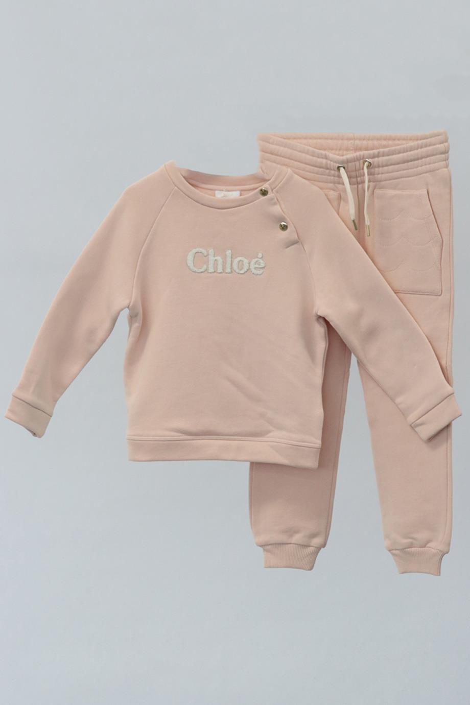 CHLOÉ KIDS GIRLS COTTON TRACKSUIT 3-4 YEARS