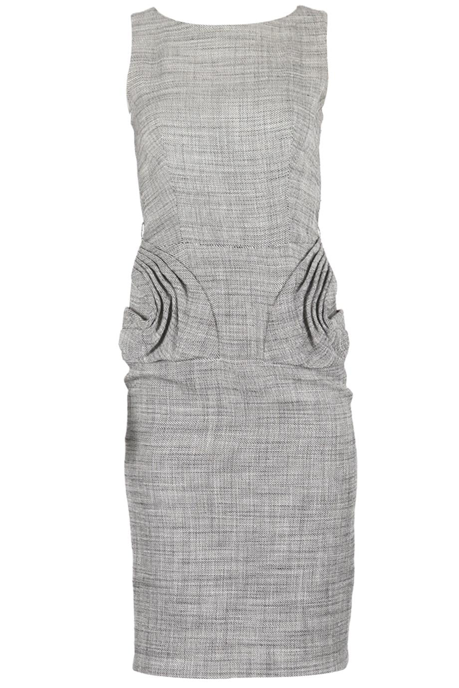 CHRISTAIN DIOR SILK AND WOOL BLEND DRESS FR 36 UK 8