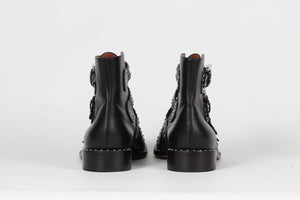 GIVENCHY LEATHER ANKLE BOOTS EU 41 UK 8 US 11