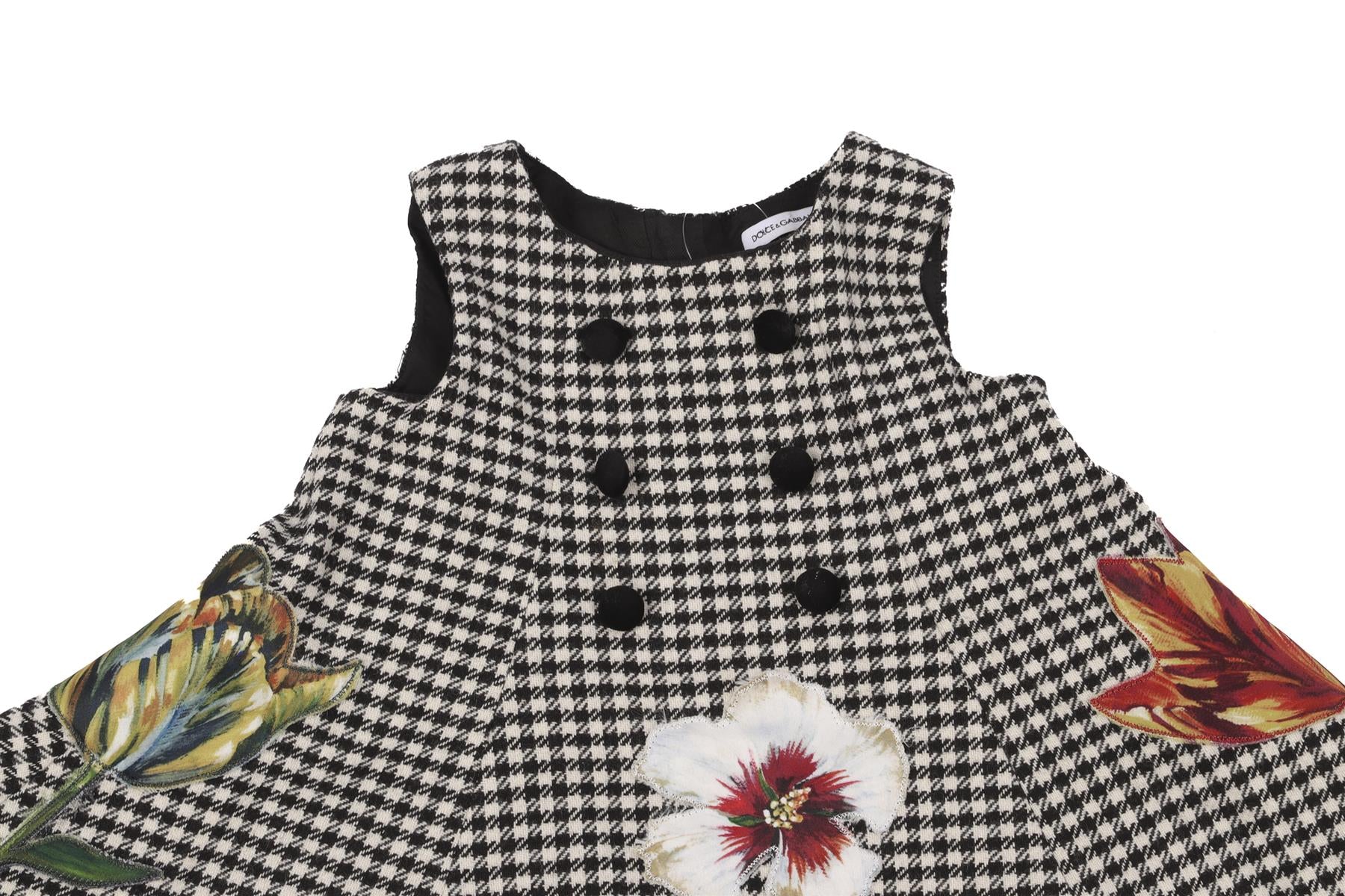 DOLCE & GABBANA BLACK BABY GIRLS DRESS 12-18 MONTHS
