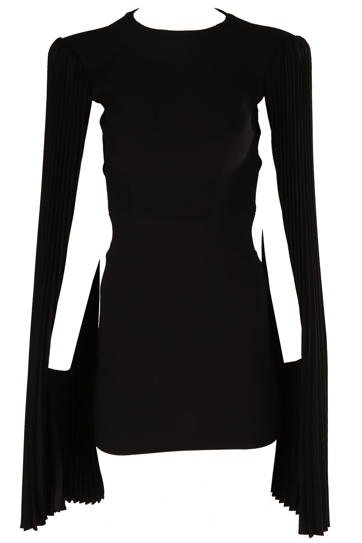 ALEX PERRY BLACK CREPE MINI DRESS SMALL