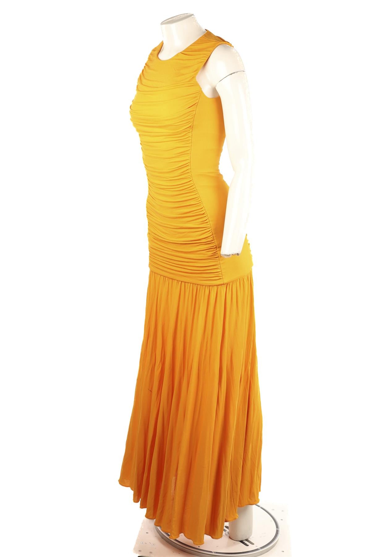 RAEY ORANGE JERSEY MAXI DRESS UK 8