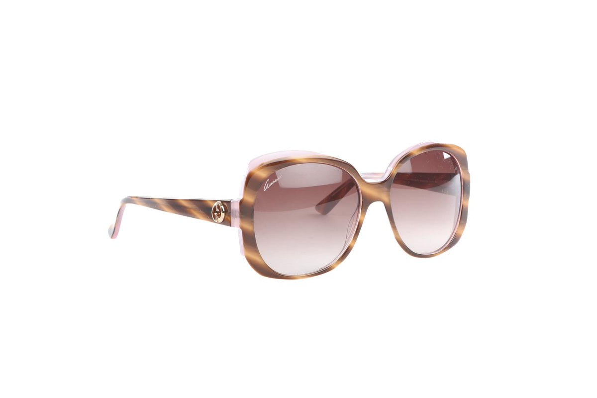 Gucci Brown Square Frame Acetate Sunglasses