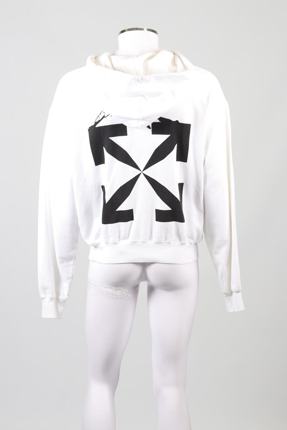 OFF-WHITE C/O VIRGIL ABLOH MEN'S COTTON HOODIE MEDIUM