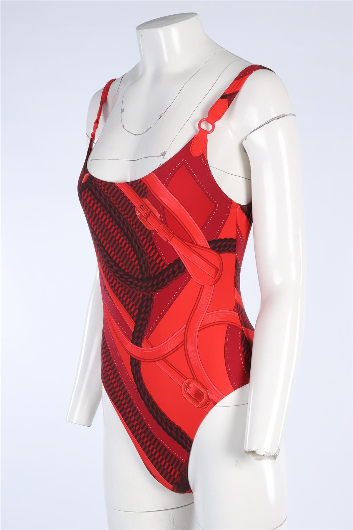 HERMÈS RED SWIMSUIT FR 42 UK 14