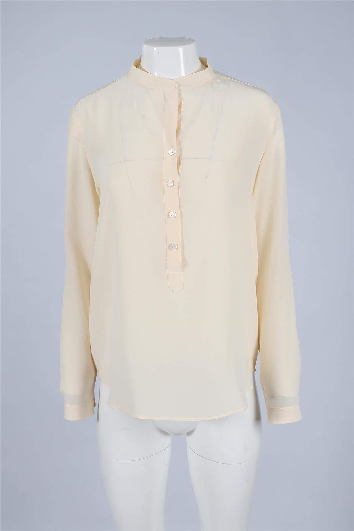STELLA MCCARTNEY CREAM SILK TOP IT 40 UK 8